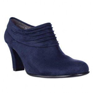 Aerosoles‎ Women's Suede Blue Booties (Size 10M)